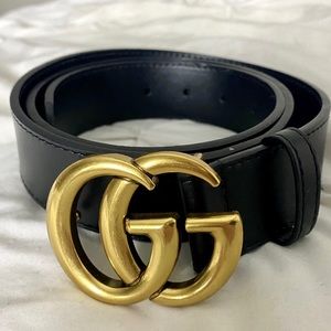 Wide Leather Belt